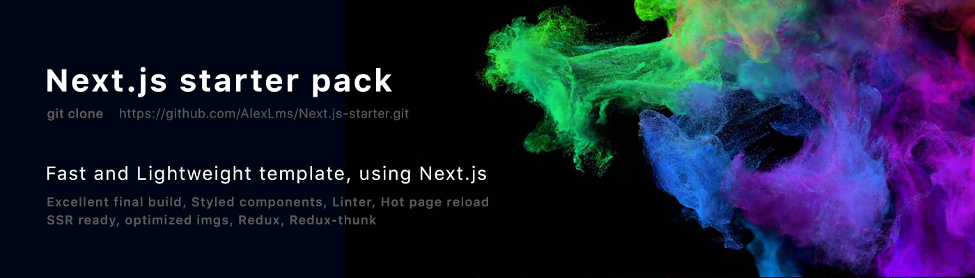 Next.js starter pack